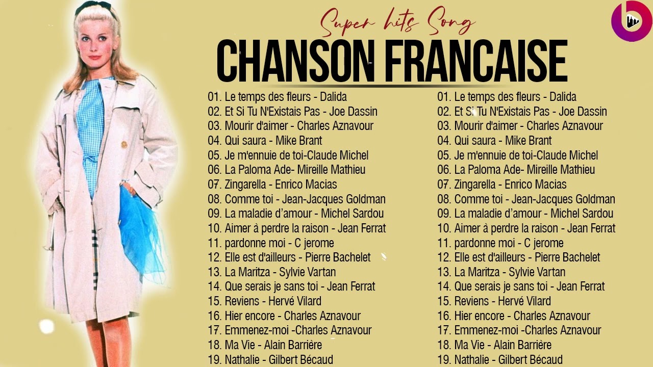 Vieilles Chansons_Les 100 Plus Belles Chansons Françaises || Musique ...