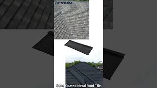 Manufacture of stone coated steel roof tiles with ISO 9001