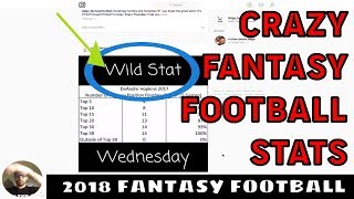 2018 (Crazy) Fantasy Football Stats | 2018 Fantasy Football