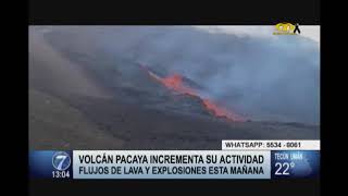Volcán de Fuego incrementa actividad explosiva