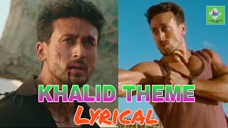 Khalid Theme with Lyrics - War | Tiger Shroff | Sanchit Balhara #Shorts