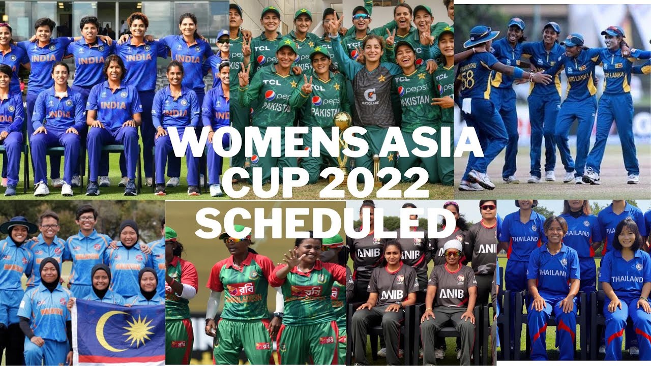 Womens Asia Cup 2022 Complete Scheduled And Complete Squad - YouTube