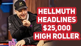 Phil Hellmuth Chases Second No Limit Hold'em High Roller Win in Three Events! [FULL STREAM]