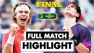 Andrey Rublev vs Jack Draper Final Highlights - ATP Qatar Open 2025