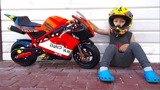 Baby Biker Senya and mini moto