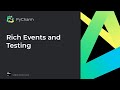 Step 11 - React tutorial: Rich events and testing