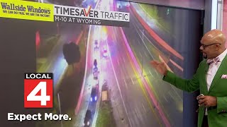 Southbound Lodge Freeway at Wyoming Street closed due to crash
