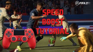 FIFA 21 | SPEED BOOST TUTORIAL!!