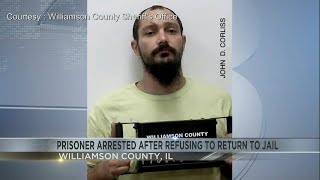 Prisoner arrested after refusing to return to jail in Williamson County