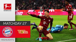 FC Bayern München - Union Berlin 4-0 | Highlights | Matchday 27 – Bundesliga 2021/22