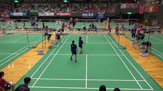 2016年IH バドミントン 女子 学校対抗 3回戦 山陽女子（岡山）vs 富岡ふたば未来（福島）③