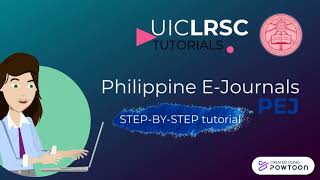 Philippine E-Journal Tutorial