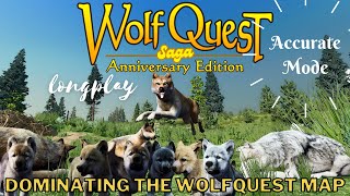 My EMPIRE Grows! Large Pack Map Takeover WolfQuest Longplay (No commentary) Dandelion #7