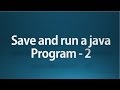 Java tutorial for beginners - 7 -  Run a java program using command prompt 2