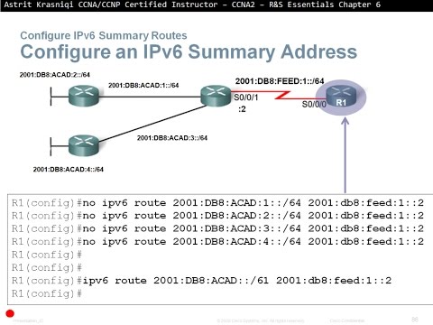 6.4 Configure Summary And Floating Static Routes: Static Routing (CCNA ...