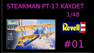 Maquette Stearman PT-17 Kaydet Revell 1/48 Part 1