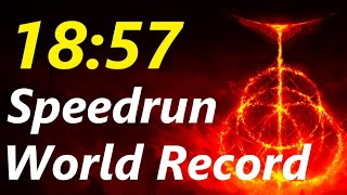 Elden Ring Any% Speedrun in 18:57 (WORLD FIRST SUB 20 MINUTES)