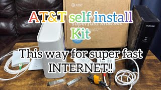 How to install att fiber Internet bgw320 bgw210 AT\u0026T dsl self installation.