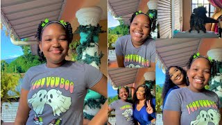 STYLE MY KID’S TYPE 4 B/C NATURAL HAIR WITH ME |MOM TRIES | Trinidad Youtuber | TheLivingDollyChanel