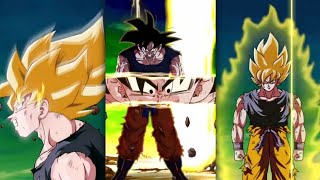 NEW TRANSFORMING SUPER SAIYAN GOKU ACTIVE SKILL \u0026 SUPER ATTACKS | Dokkan Battle