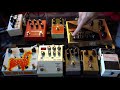 let s compare and rank 4 famous delay pedals and a tape echo