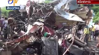 15 Killed as Bus, Lorry Crushed in Horrific Accident in Krishnagiri of TN