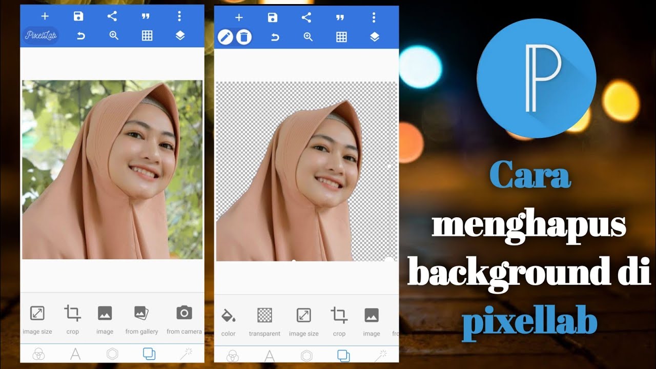 Cara Menghapus Background Di Pixellab I Bagus Untuk Pemula - YouTube