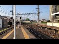 南海高野線　北野田駅 回送8300系通過