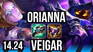 ORIANNA vs VEIGAR (MID) | KR Master | 14.24