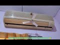 my old toshiba room air conditioner model ras 10ykx indoor u0026 outdoor test