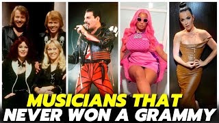 10 Musicians That Never Won A Grammy