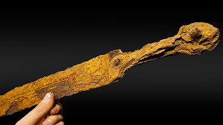 Restoration Caucasian Dagger - Removing Century Rust