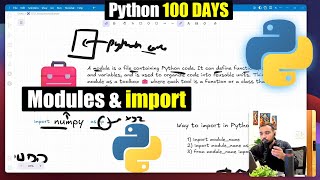 Python Modules and import Statements in Easy Way | Python 100 Days 🔥
