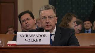 WATCH: Volker testifies he didn’t see Ukraine investigations as a ‘pay up’ for U.S. aid