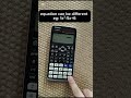 how to solve any quadratic equation in seconds with a calculator mathhack quadraticequation