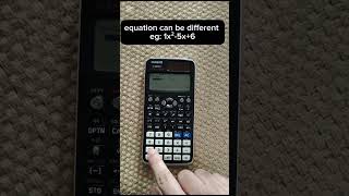 How to Solve Any Quadratic Equation in Seconds with a Calculator! #MathHack  #quadraticequation