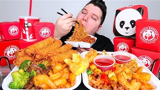 Panda Express (enough food for a family of five) • MUKBANG