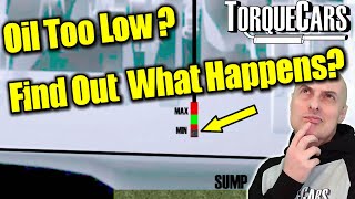 Problems Caused by Too Little Engine Oil, Too Low Oil Level or Low Oil Pressure Revealed
