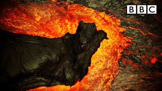 NOTHING can stand in the way of lava! 🌋 A Perfect Planet 🌍 BBC
