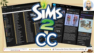 TOP Sims 2 CC recommendations for starting a Downloads folder!