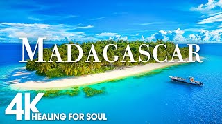 MADAGASCAR NATURE in 4K UHD Drone Film + Relaxing Piano Music for Stress Relief, Sleep,Spa,Yoga,Cafe