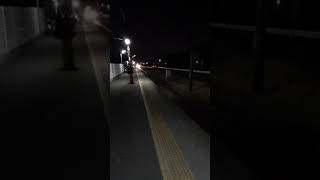 激レア‼️早朝の玉ノ井線奥町駅を通過する玉ノ井行き回送電車