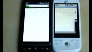 HTC Desire versus HTC G2 - myTouch 3G -  HT-03A - Magic