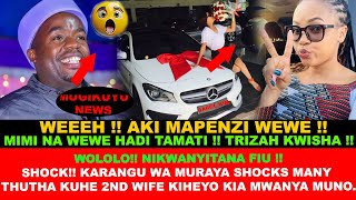 SHOCK!! DRAMA UNFOLDS AFTER KARANGU MURAYA GIFTED HIS 2ND WIFE THE MOST EXPENSIVE GIFT .