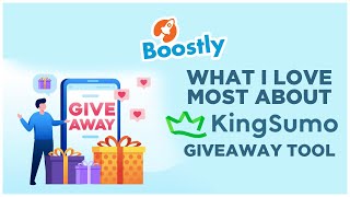 What I love most about Kingsumo Giveaway Tool 🚀