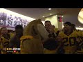 elite access p.j. fleck gives goldy gopher the game ball