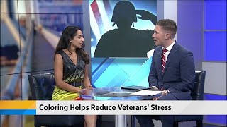 Coloring helps reduce veterans' stress