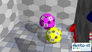 Design of Quasi-Spherical Modules for Building Programmable Matter (on VisibleSim simulator)