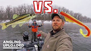 Live Bait VS. Soft Plastics for Winter Walleyes and Sauger