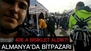 ALMANYA'DA BİT PAZARINA GELDİK - BİSİKLET ALDIK?! ALMANYA🇩🇪 #3